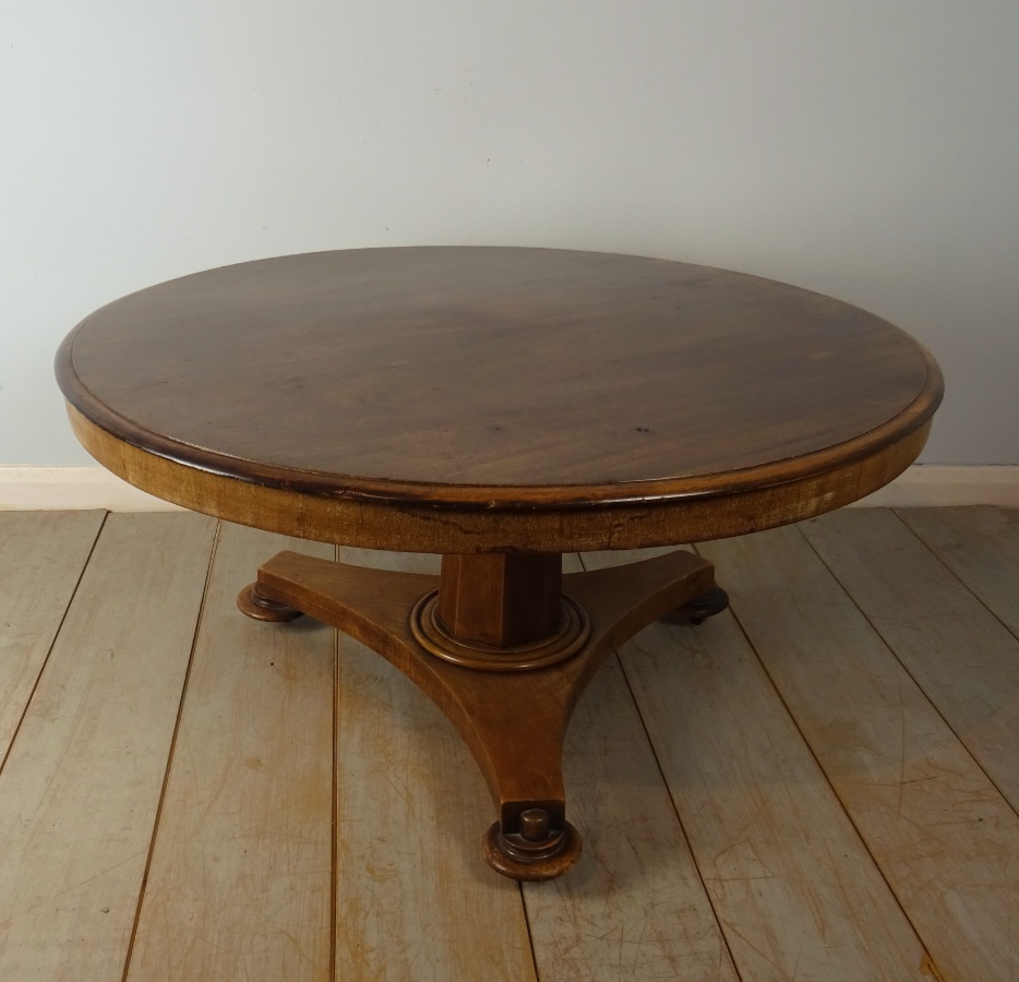 Tilt Top Mahogany Coffee Table